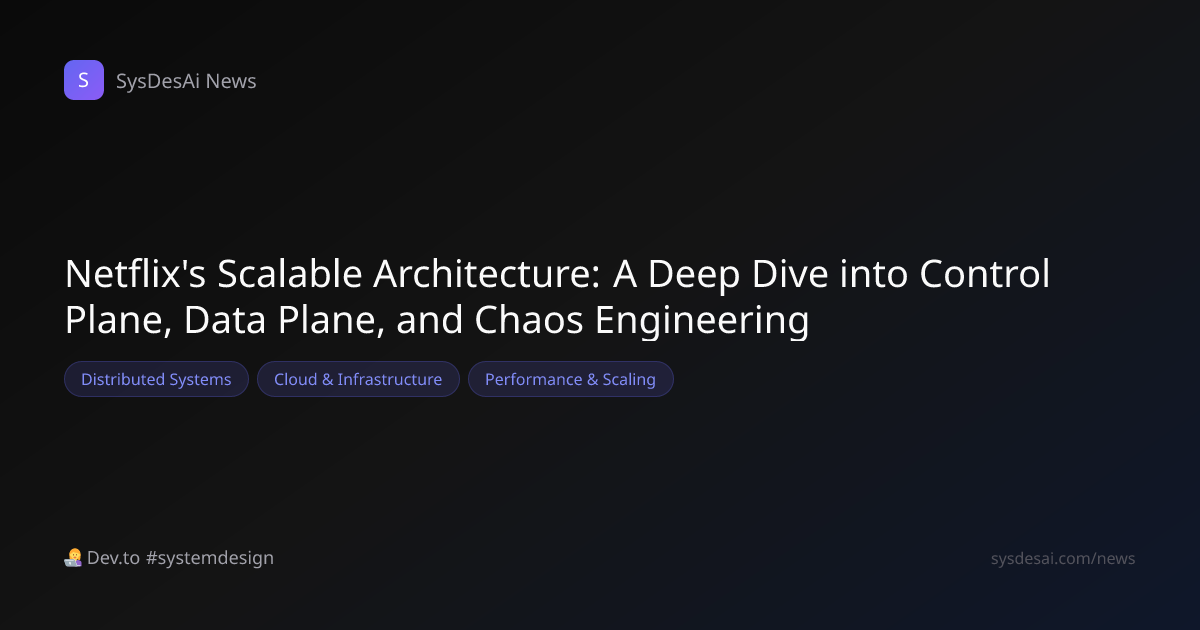 Netflix Decouples Control Plane From Open Connect CDN to Insulate Playback